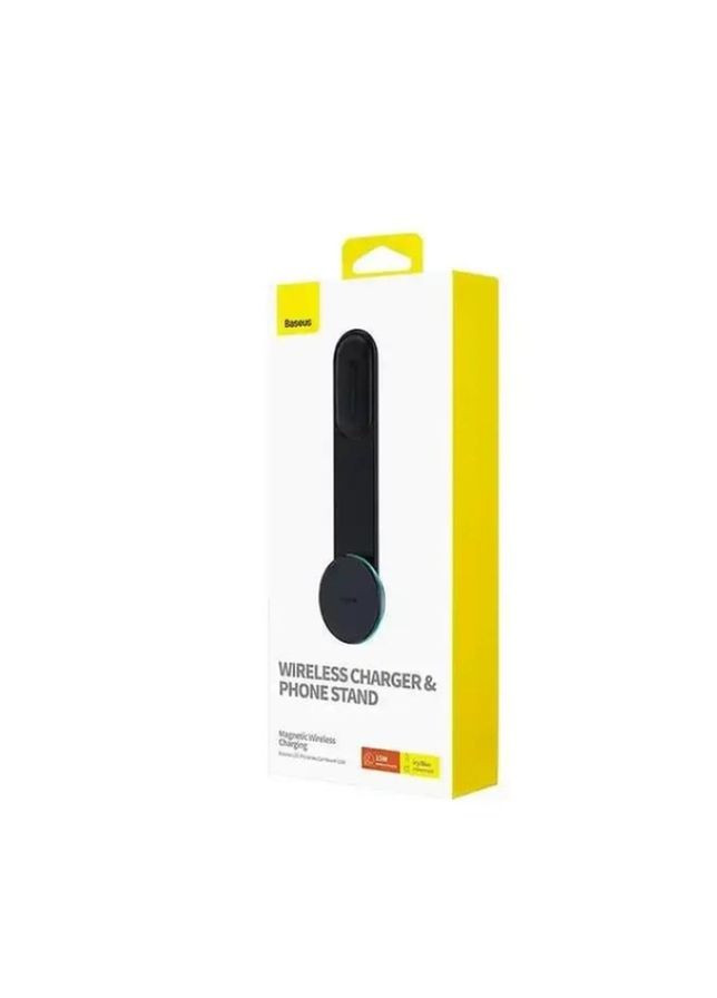 Автотримач для телефона з БЗП Magnetic Wireless Charging Car Mount Cluster (C40156000111-00) Baseus C02 Pro Series (372681255)