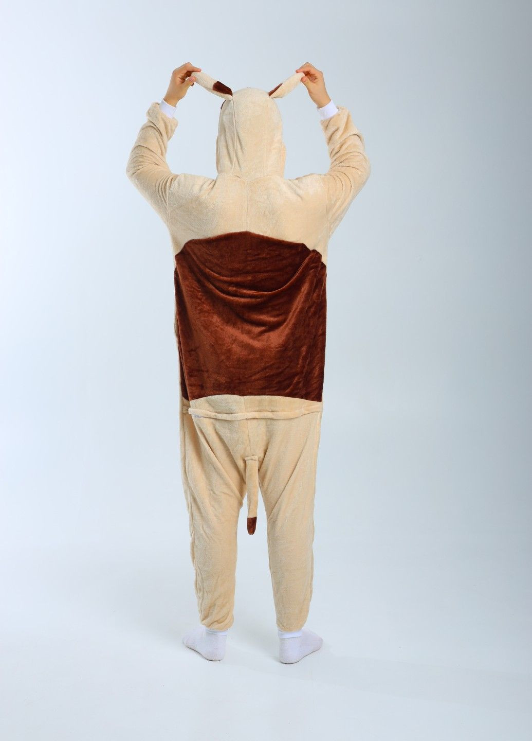 Кігурумі піжама Пес чоловіча бежева плюшева Lalapka (367837460)