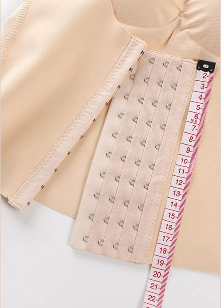 Безшовний корсетний топ для схуднення корегуюча майка корсет з чашками пуш ап пояс для утяжки талії бежевий Cindylove (317572514)