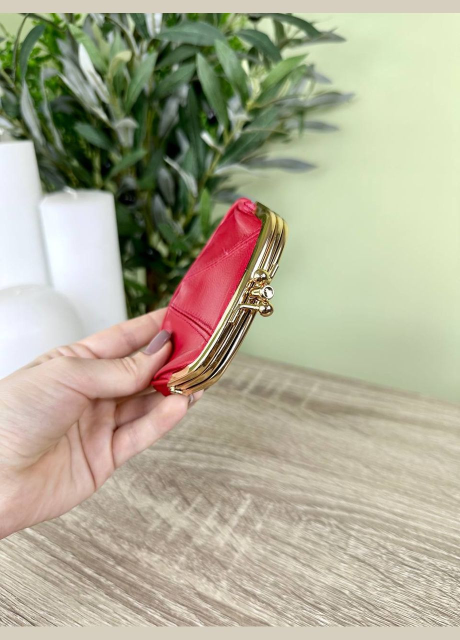 Жіночий маленький гаманець монетниця на застібці поцілунок Classic (338537237)