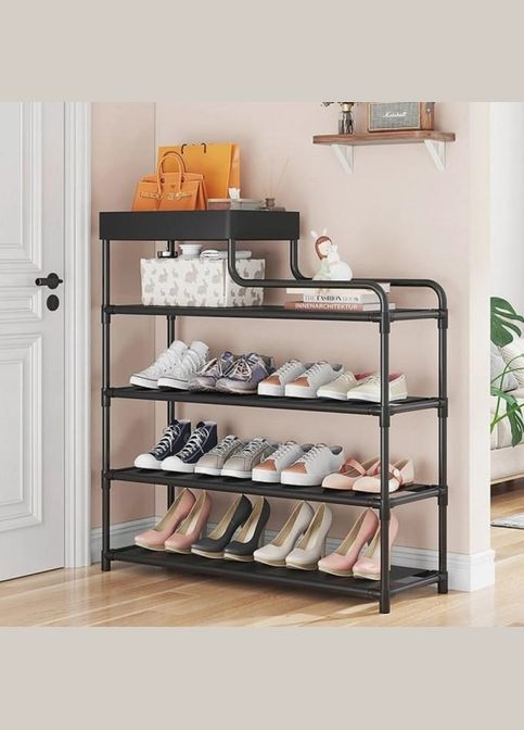 Металева полиця для взуття 60 х 21 х 78 см (взуттєва поличка) No Brand (318320998)