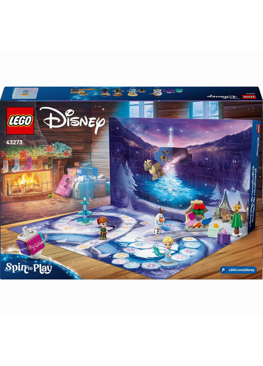 Новорічний адвент календар 2025 ЛЕГО Дісней Крижане серце Оригінал Disney Frozen Advent Calendar 2025 Lego (365251580)