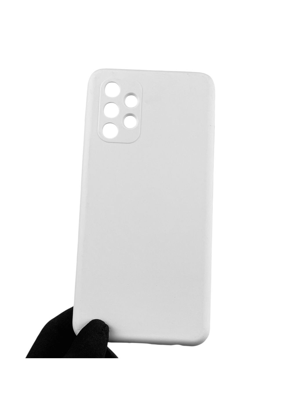 Чохол для Galaxy A32 4G (SM-A325F) силіконовий з мікрофіброю нековзний на самсунг а32 4г білий Samsung (366388121)