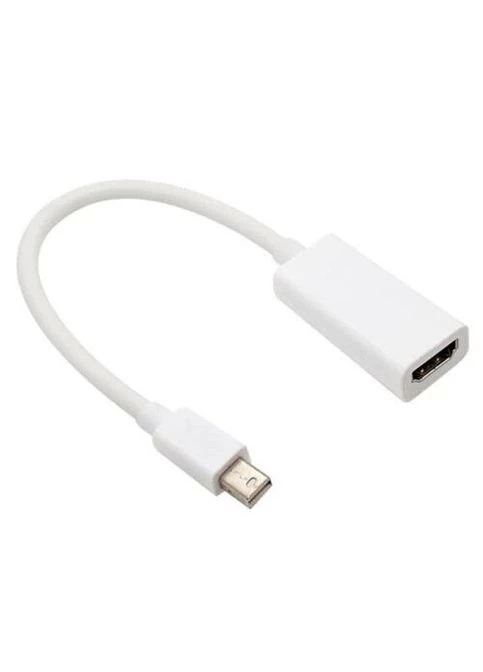 Перехідник miniDisplayPort (M) - HDMI (F), U-998, White, 15 см U-998 WHITE ST-Lab (395418676)