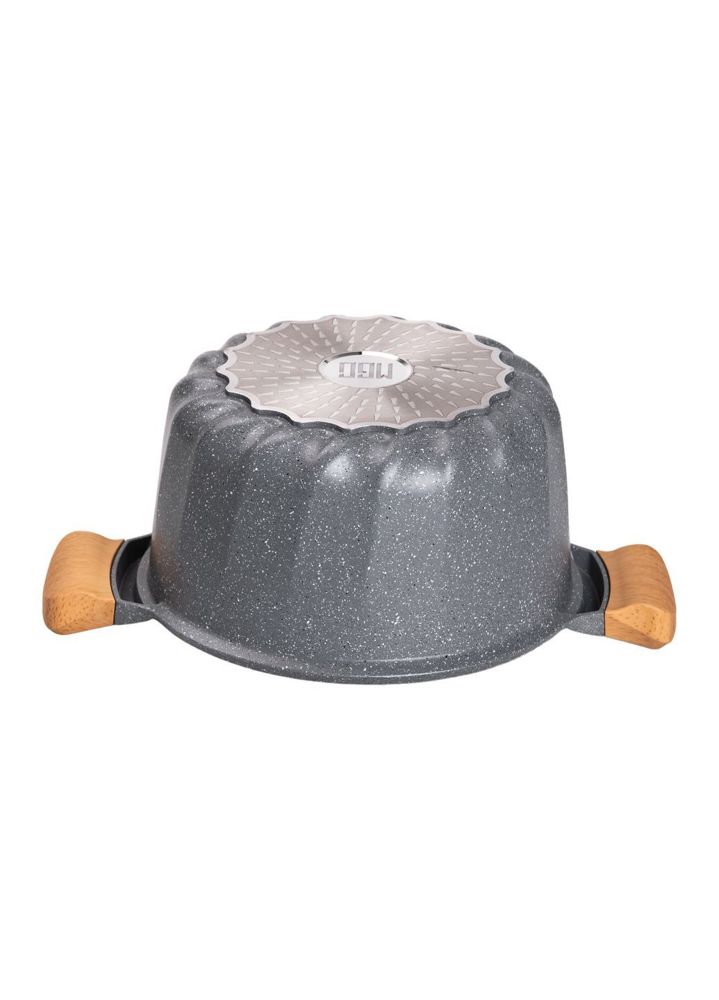 Набір посуду MGC 6 предметів з антипригарним покриттям 1,9/3/3,2/5,3 л, сірий MGC HP-4-401G No Brand (373399868)