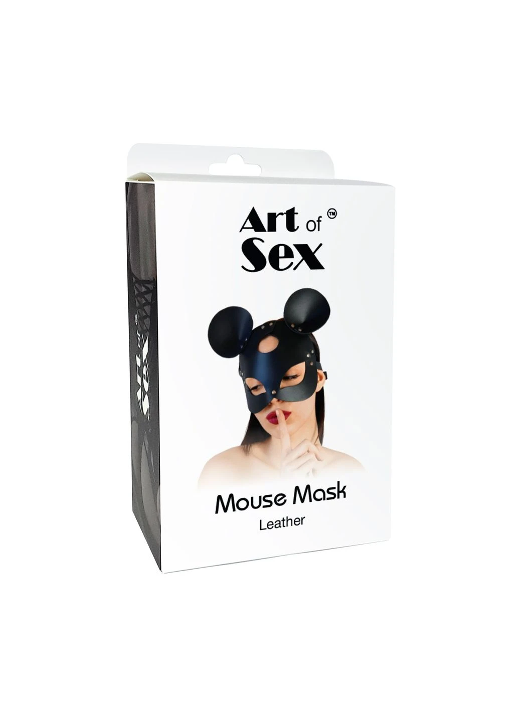Кожаная маска зайки – Mouse Mask, цвет Лавандовый Art of Sex (297574081)