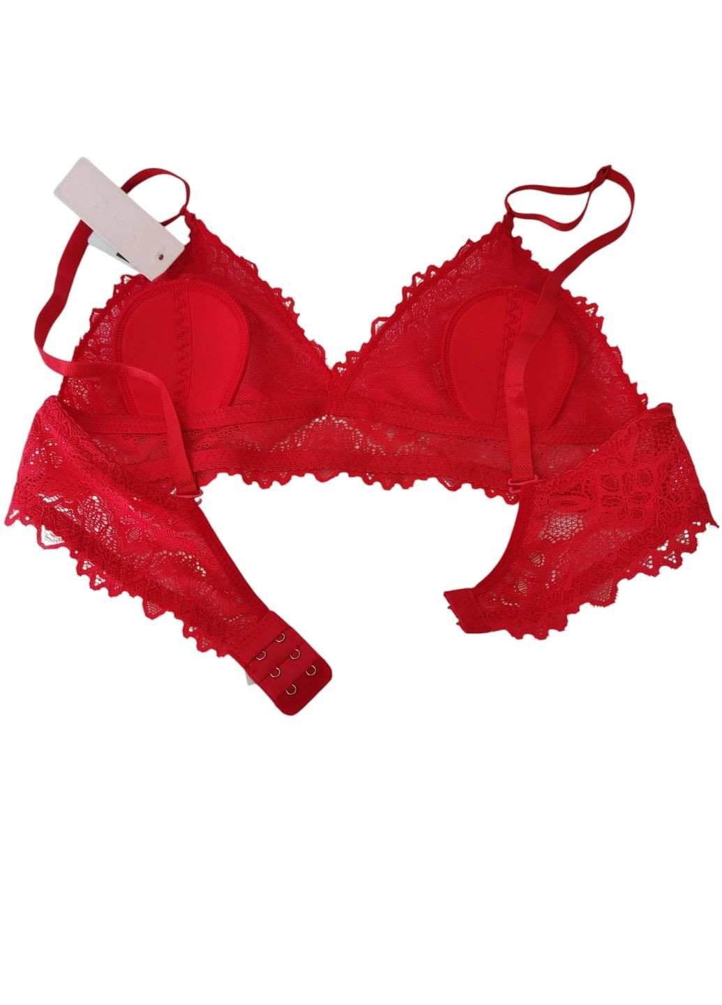 Красный бралетт бюстгальтер YYG без косточек