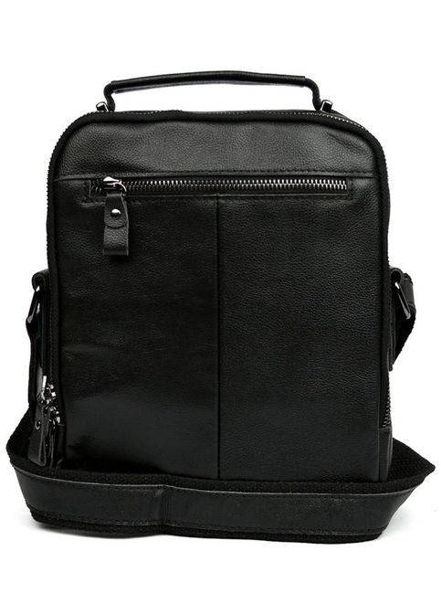Сумка месенджер через плече чоловіча шкіряна Чорний 35549 Bexhill (334285445)