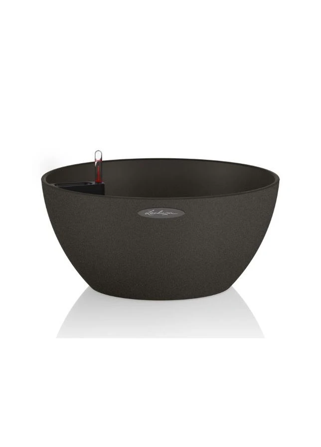 Вазон Lechuzа Cubeto Stone 40, графитово-черный (A-013739) Lechuza (324105383)