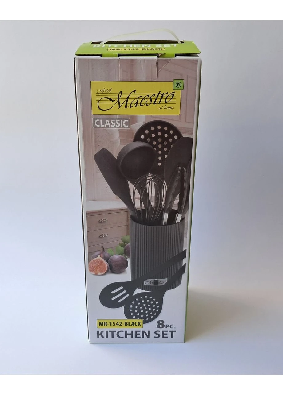 Кухонний набір аксесуарів з 8 предметів MR-1542-BLACK Maestro (330643012)