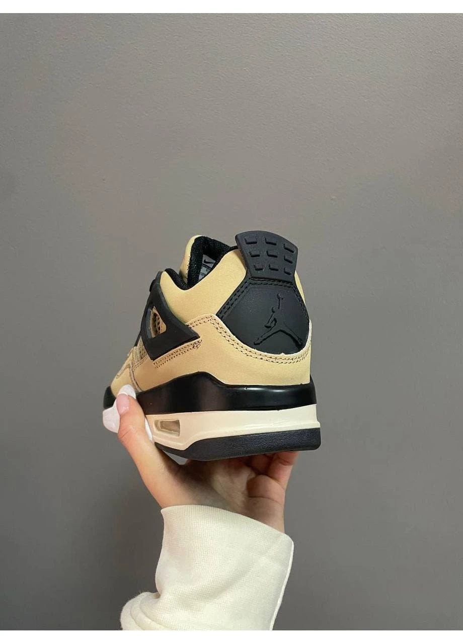 Комбіновані літні кросівки nike air jordan retro 4 fossil найк аір джордан No Brand