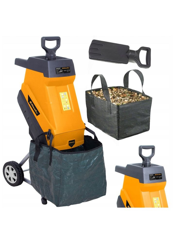 Подрібнювач гілок електричний RES 2545 PRO (Чехия) 3500W Riwall (337342536)