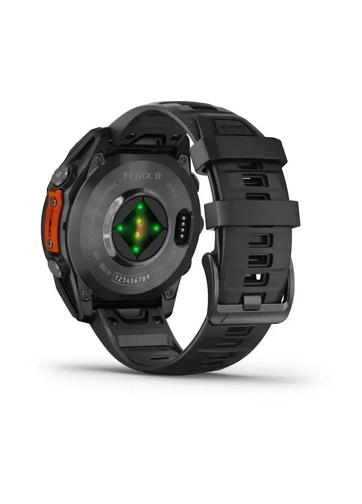 Смарт-годинник fenix 8 47mm,AMOLED,Glass/SS,SlateGray Steel/Black,BlkBnd Garmin (357435815)
