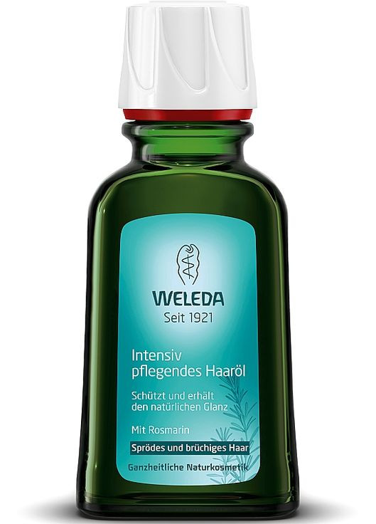 Масло-питание для сухих и ломких волос с экстрактом розмарина Intensiv Pflegendes Haar?l 50ml (127821-28626) Weleda (368666926)