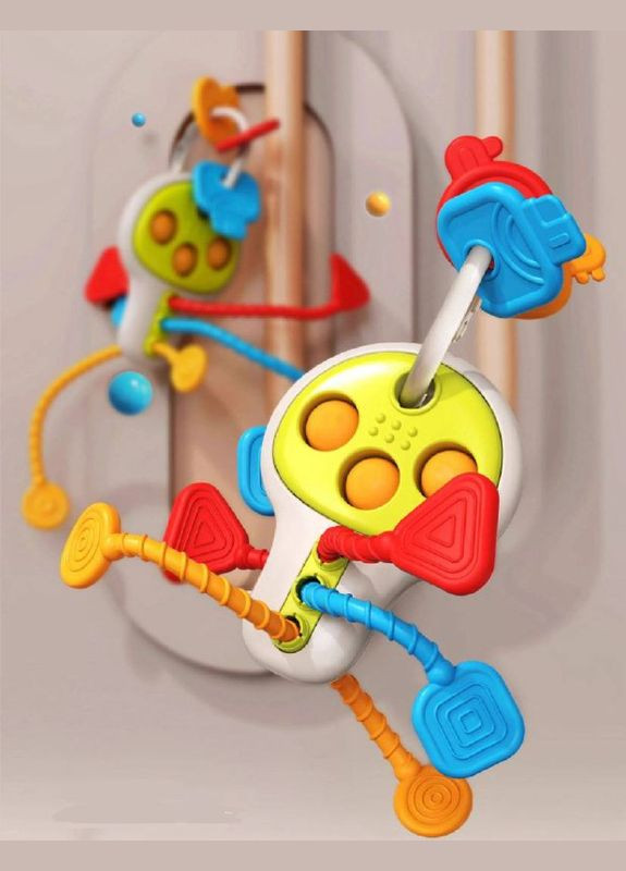 Логическая игрушка RT 1507 текстурная погремушка прорезыватель Ключик Bambi (328262670)