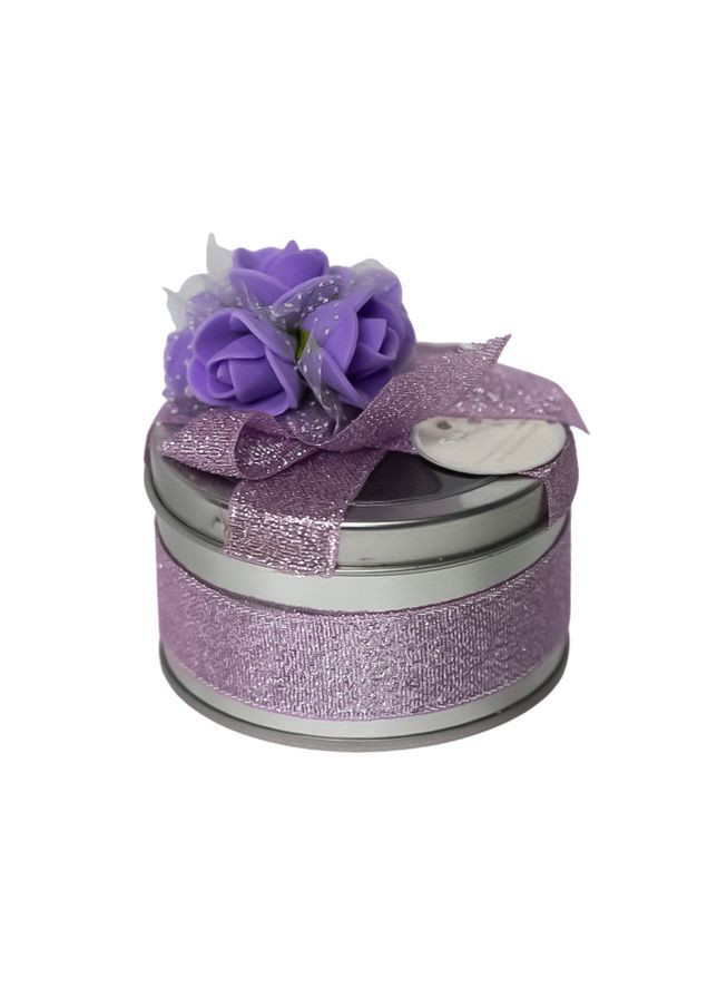 Коробочка подарункова металева фіолетова No Brand (315632998)