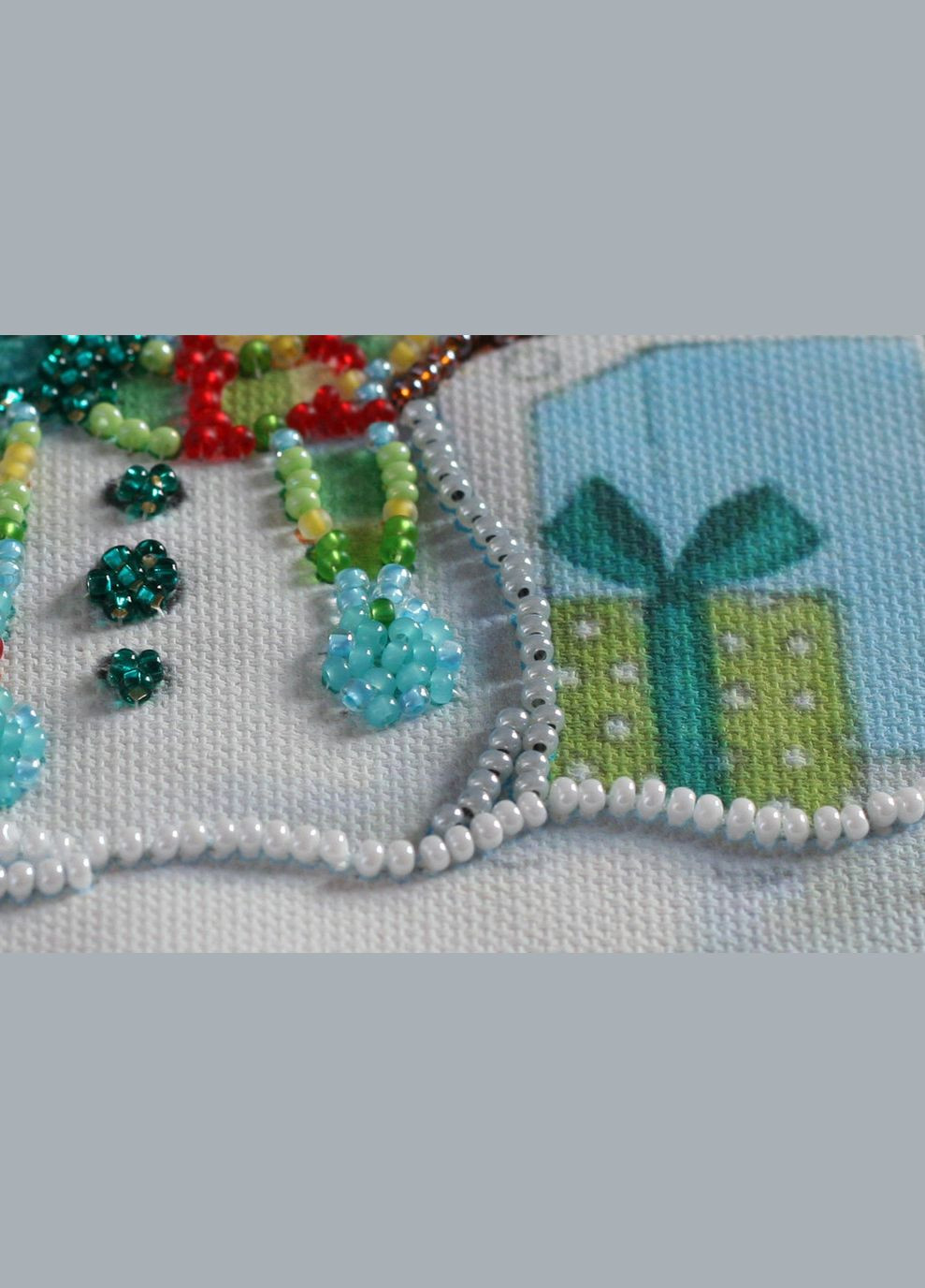 Набір для вишивання на натуральному художньому холсті Снігові друзі AM220 Abris Art (354827926)