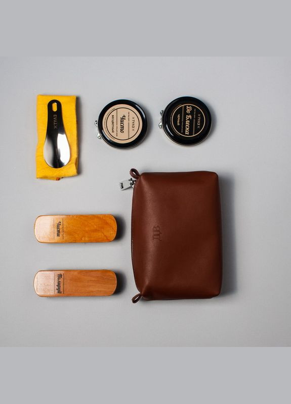 Набір для чистки взуття"Orangutan" тиснення сліпе (TYLZ-KO-03) BeriDari (268032535)