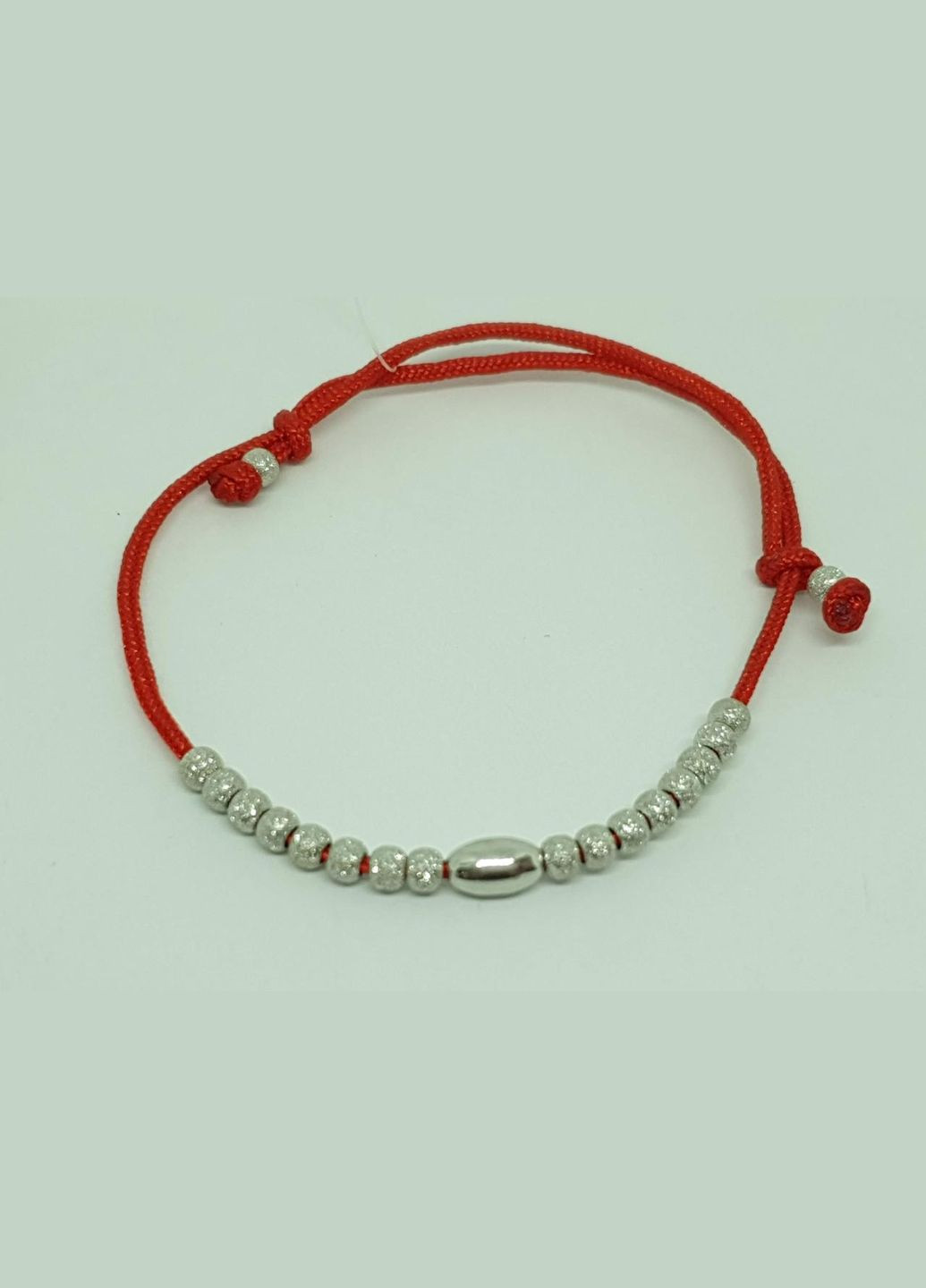 Браслет из текстиля с серебряными вставками. 905-01244 Qvaliz (313592991)