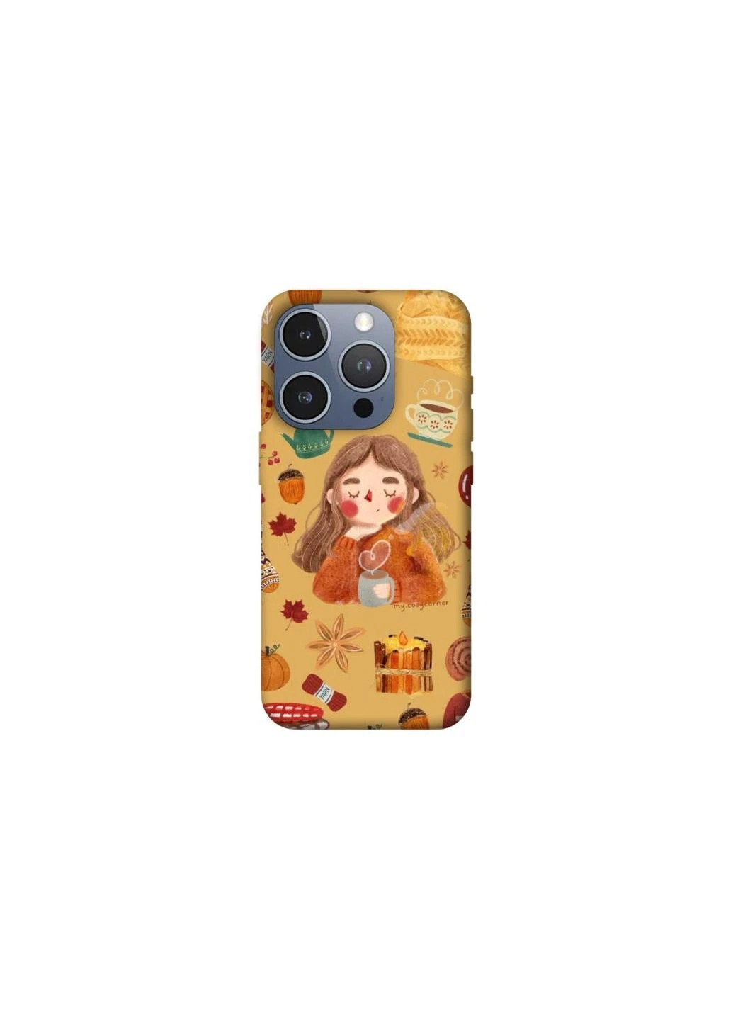Чехол на Apple iPhone 16 Pro Autumn vibes ver.9 Frontalka (361107754)