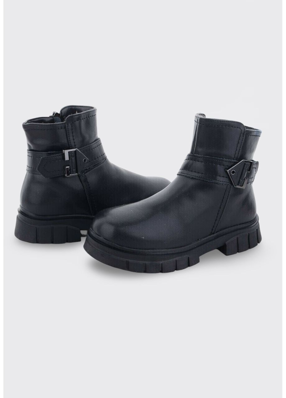 Дитячі зимові черевики для дівчинки чорні (B53) Girnaive (364105878)