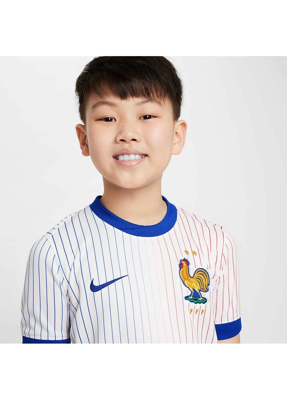 Біла літня дитяча футболка dri fit shirt білий Nike