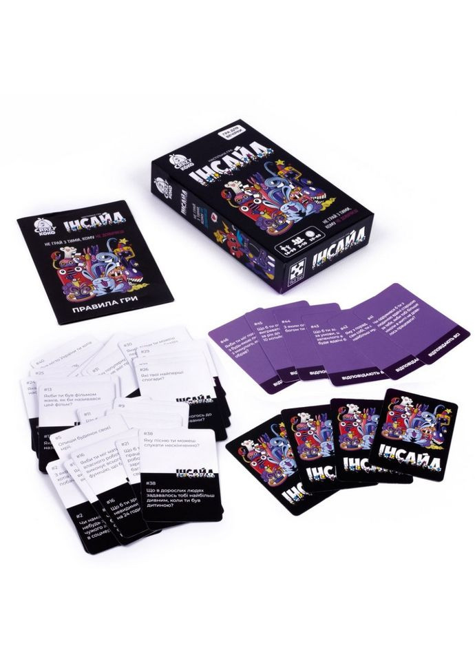 Карточная игра "Инсайд" VT5903-03, 50 карточек, правила игры Vladi toys (329887026)