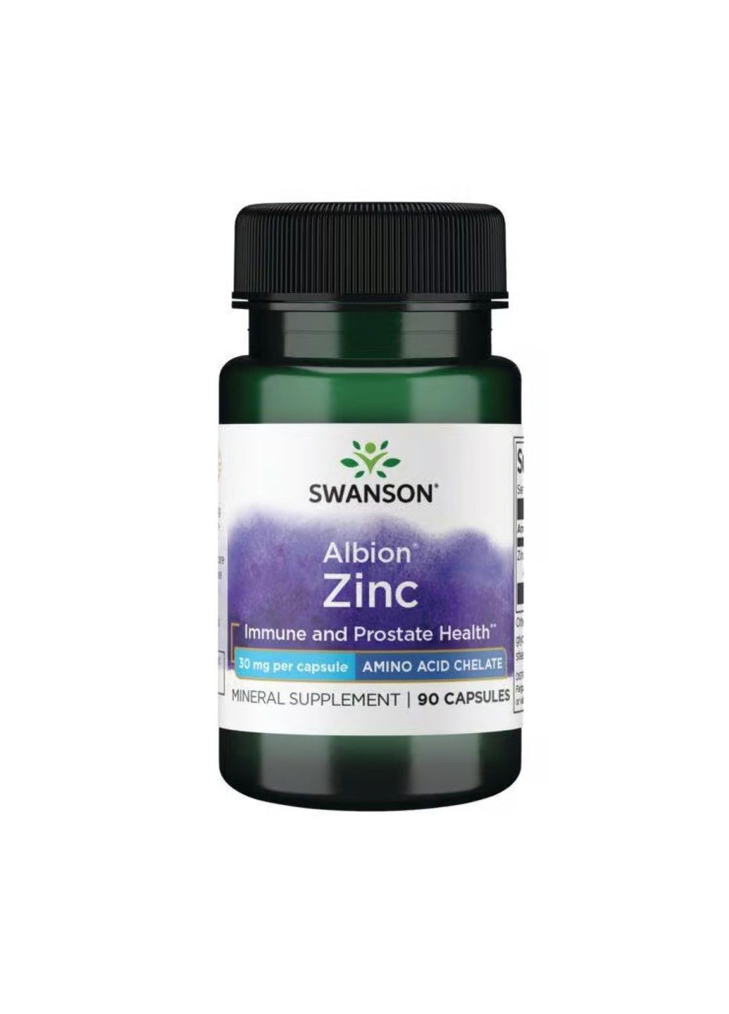 Albion Zinc, 30 мг, 90 капсул Swanson (347599755)