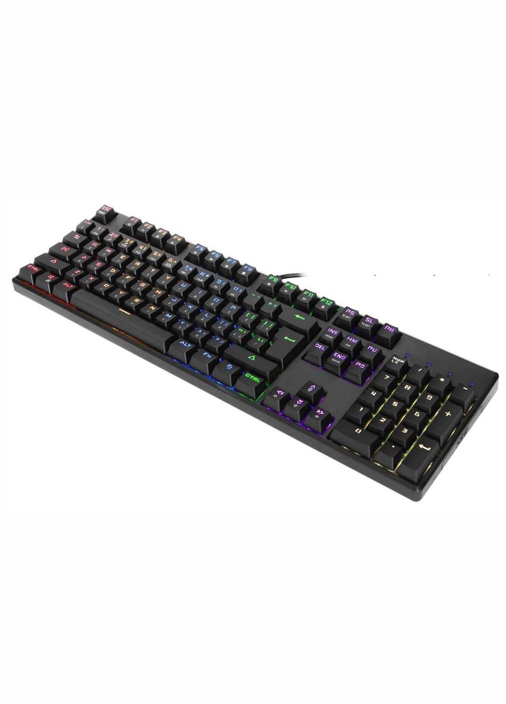 Клавіатура CK107 Outemu Blue RGB Ukr Black (mtk96mb) Motospeed (336955220)