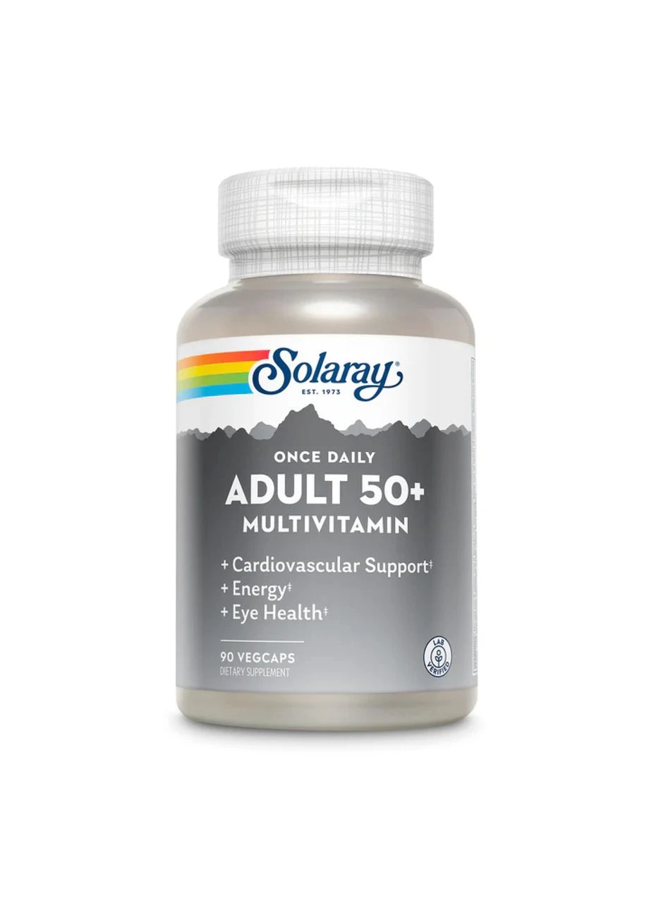 Once Daily Adult 50+ Multi - 90 vcaps Solaray (392265709)
