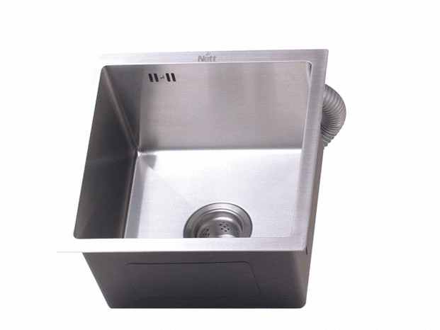 Кухонная мойка из нержавеющей стали 50 см под столешницу Nett NS-5045 (352730030)
