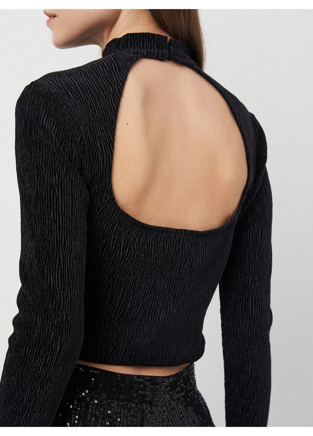 Чёрная блуза H&M