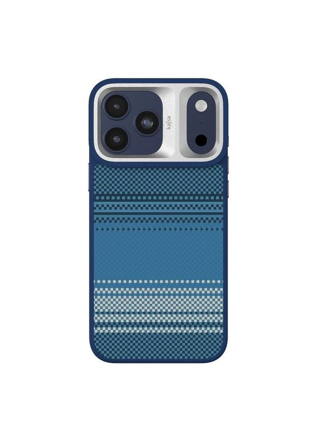 Чехол Kajsa Resort Collection Gradient Stripe with MagSafe для iPhone 17 Pro Max Blue B-Ring No Brand (391209180)
