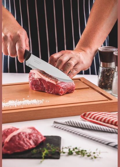 Набор ножей Plenus black, 3 предмета Tramontina комбинированные,