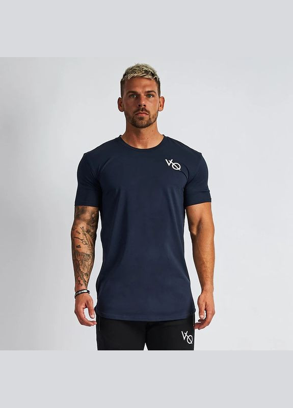 Темно-синя чоловіча футболка VQH