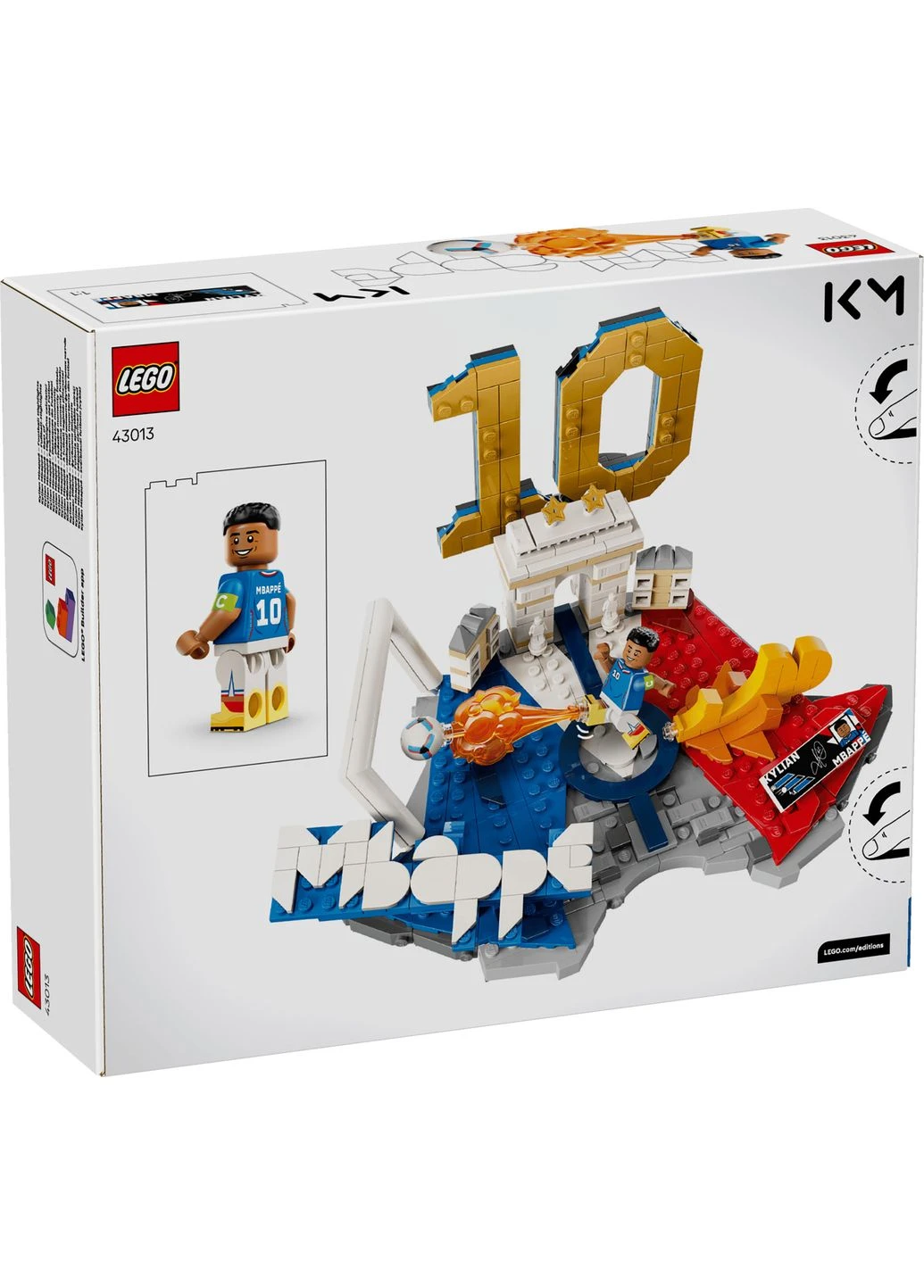 Конструктор Editions Football Кіліан Мбаппе — найкращі моменти футбольних матчів Lego (391576429)