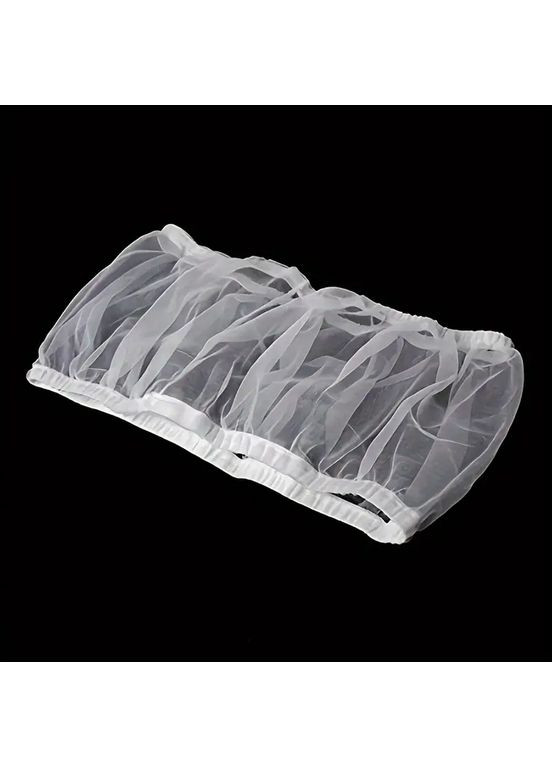 Сітка для клітки папуги, захист від сміття на клітку, розмір на периметр до 120-140 см, біла No Brand (370290369)