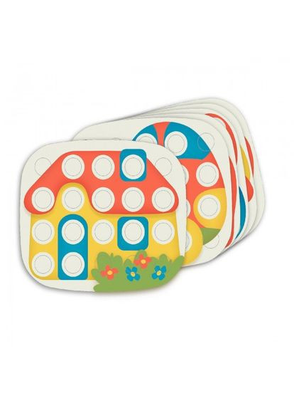 Набор серии Play Bio Для занятий мозаикой Fantacolor Baby (фишки (21 шт.) + доска) Quercetti (291838415)