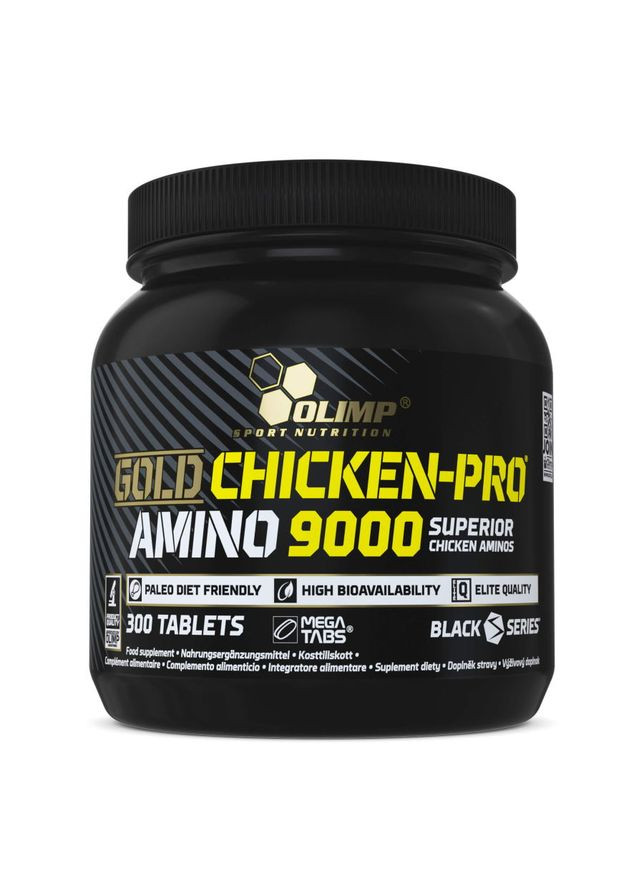 Амінокислота Gold Chicken-Pro Amino 9000, 300 таблеток Olimp (322209458)