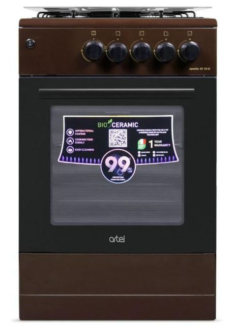 Плита газова APETITO 50 10-G BROWN Artel (365071933)