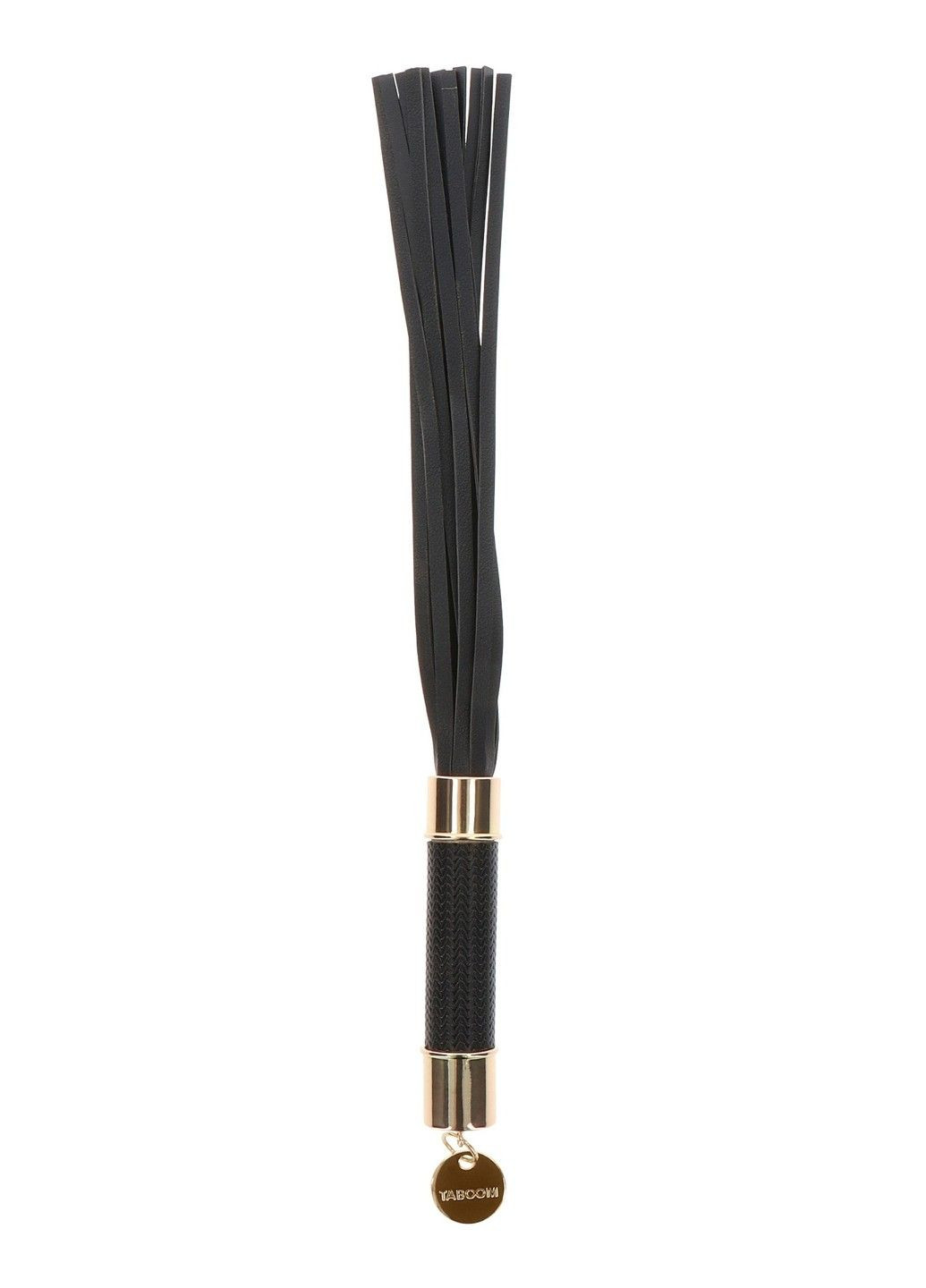 Флогер з підвіскою на ручці, екошкіра, чорний, 35 см Taboom (289783703)