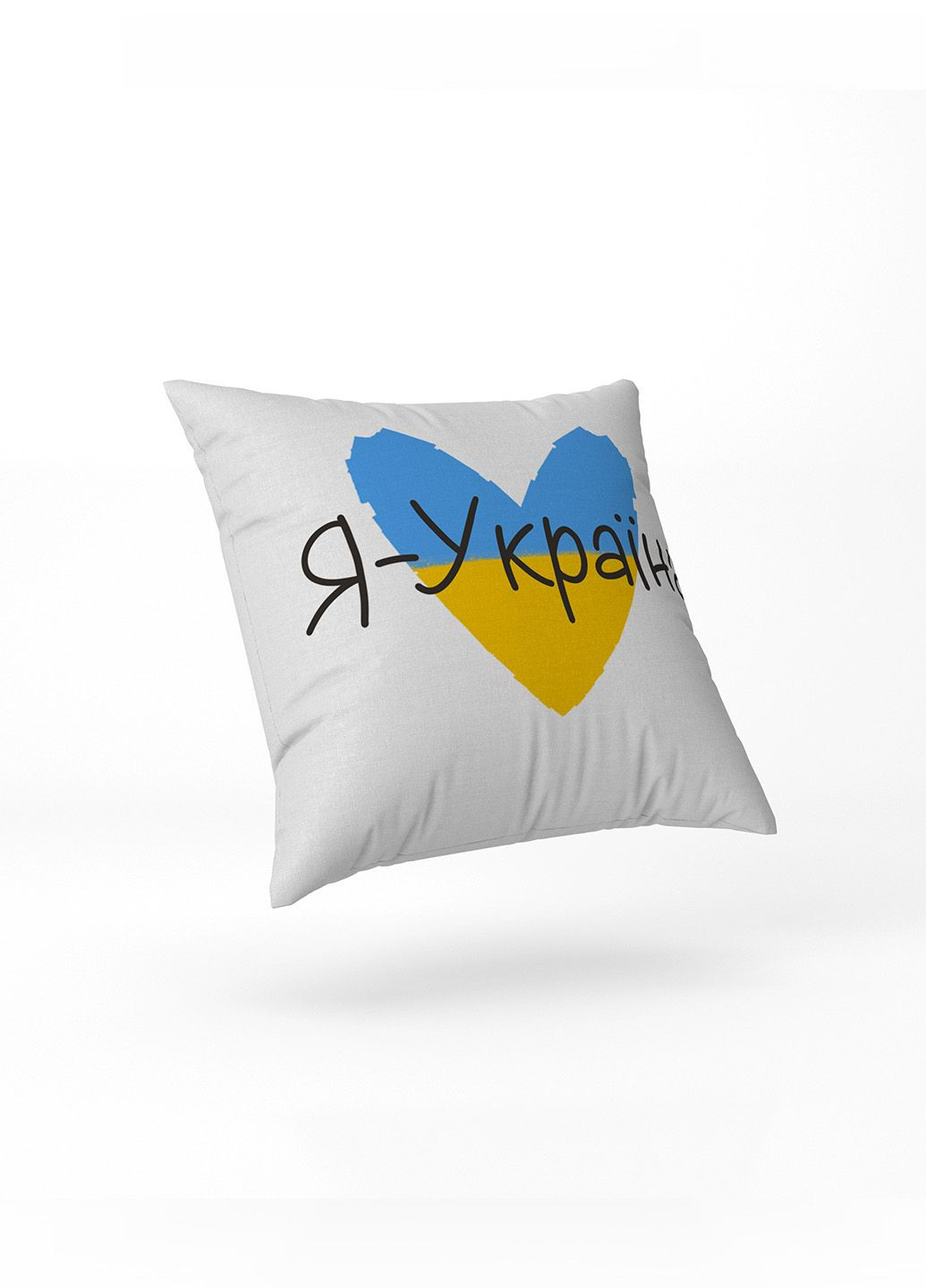 Декоративная подушка с принтом Я Украина 1шт 40х40см молочный (па_22) Firanka Prints (315319340)