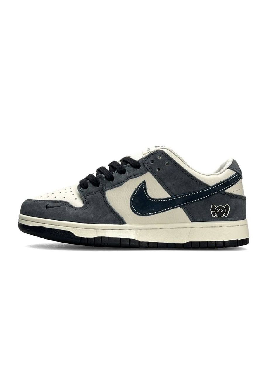Кросівки жіночі Nike No Brand SB Dunk Low Pro Dark Grey White темно-сірі демісезони (342324753)