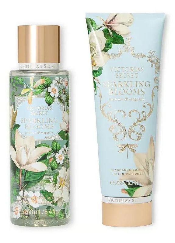 Набір: Спрей для тіла і лосьйон Sparkling Blooms (Спрей 250 мл + Лосьйон 236 мл) Victoria's Secret (349498700)