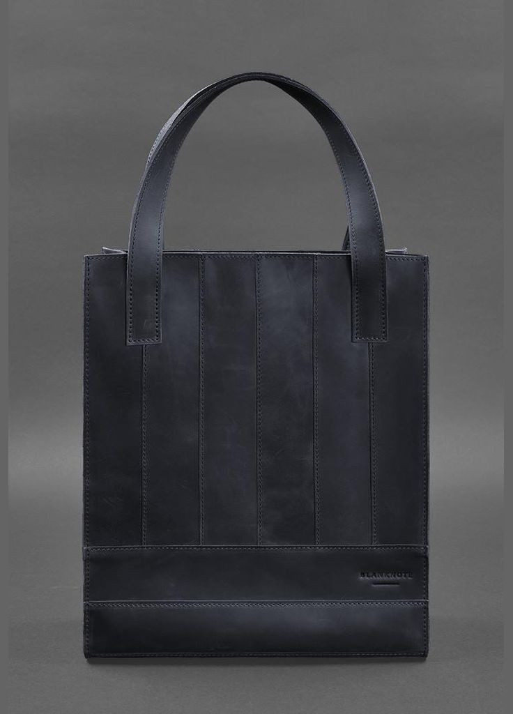 Шкіряна жіноча сумка Бетсі синя (A-026243) BlankNote шоппер (327874210)