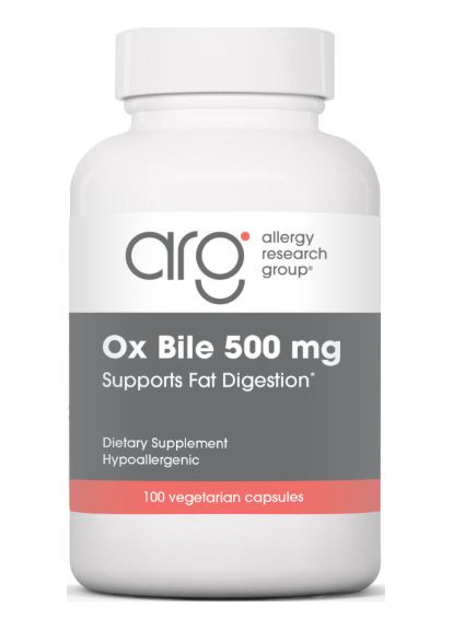 Экстракт бычьей желчи Allergy Research Ox Bile 100 капс Allergy Research Group (357340336)