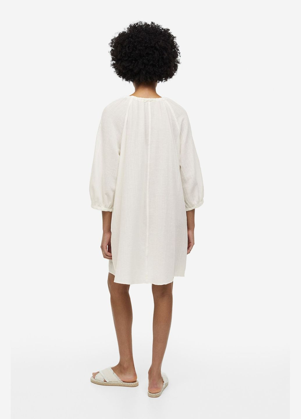 Молочна повсякденний плаття, сукня H&M однотонна