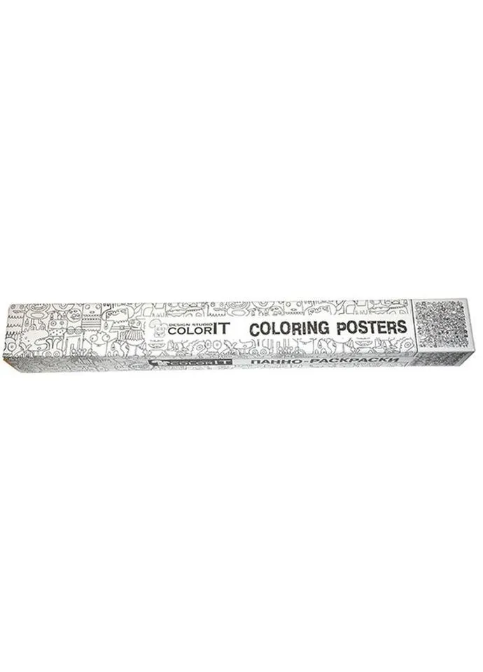 Обои-раскраски Елка с наклейками 60*150 C-150002 Kolorit (336212474)