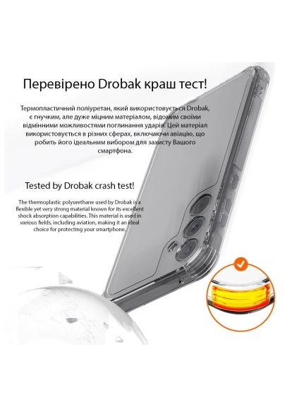Чехол для мобильного телефона Acrylic Case with Airbag Samsung Galaxy A25 5G Camera cover (949428) Drobak Acrylic Case with Airbag Samsung Galaxy A25 5G Cam (366156756)