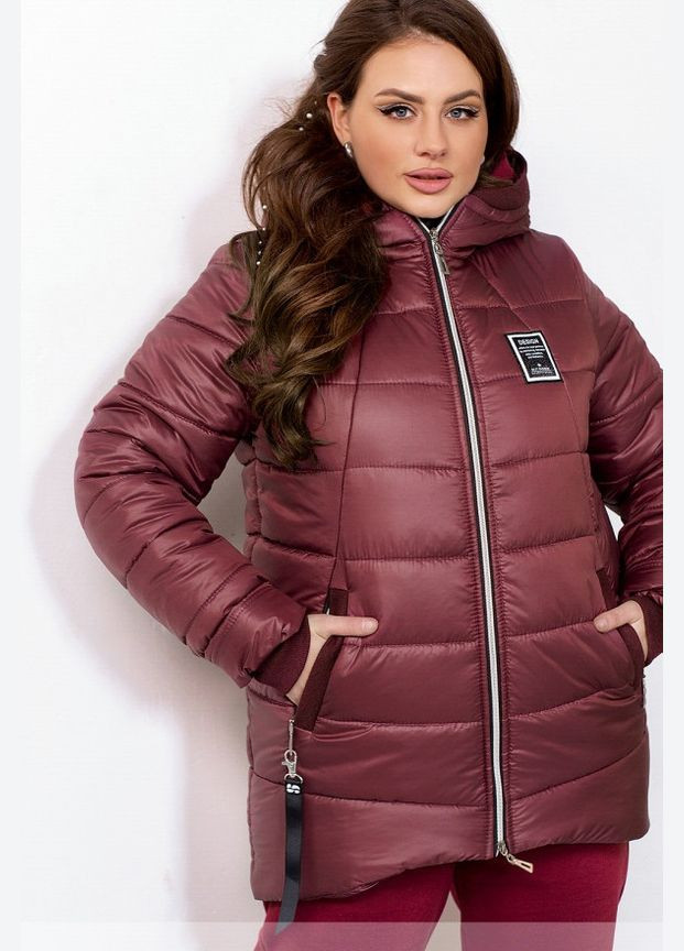 Бордова демісезонна куртка Liton